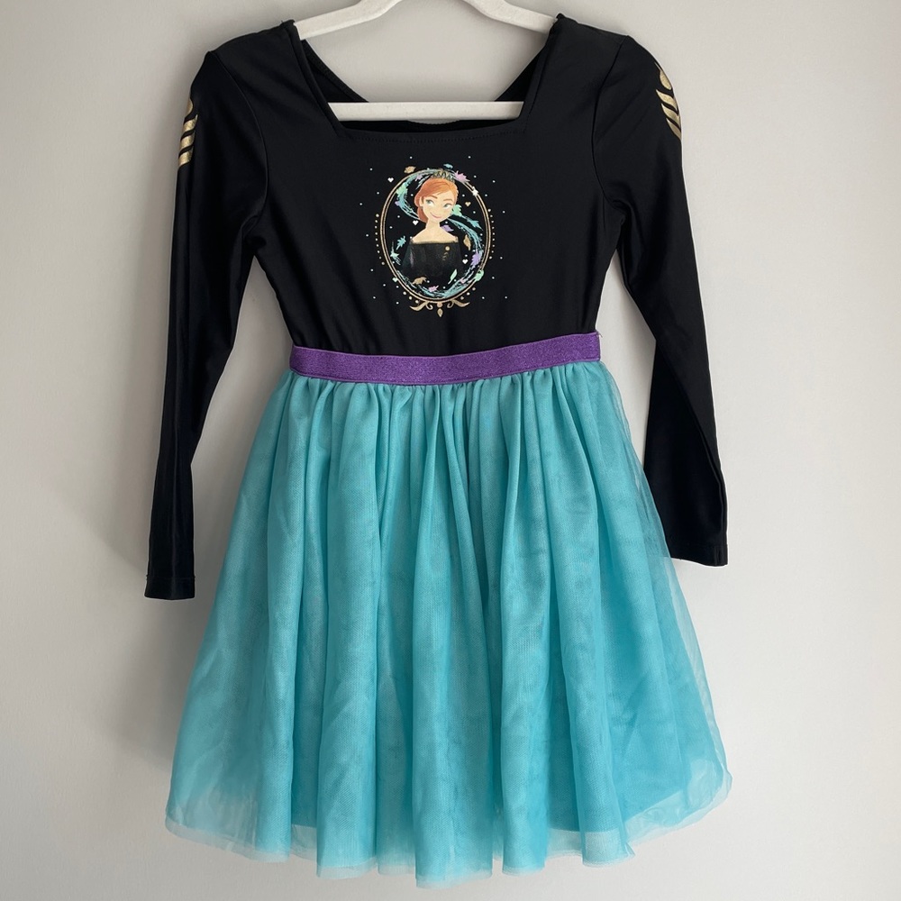 Disney licensed Frozen II long sleeve Anna Dress with tulle skirt